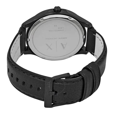 ax2148 armani|Men's Smart Leather Black Dial Watch .